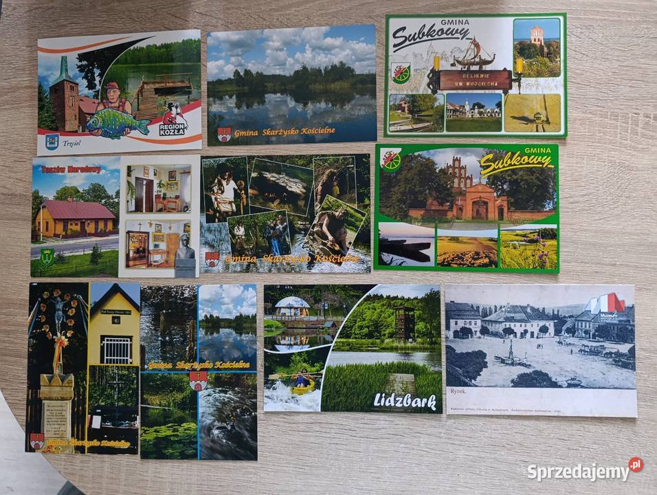 Pocztówki 50 sztuk z Polski Kwidzyn