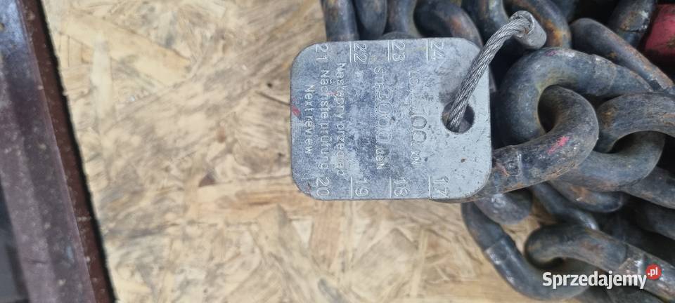Łańcuchy do mocowania ładunku 4T 8T10T wielkopolskie