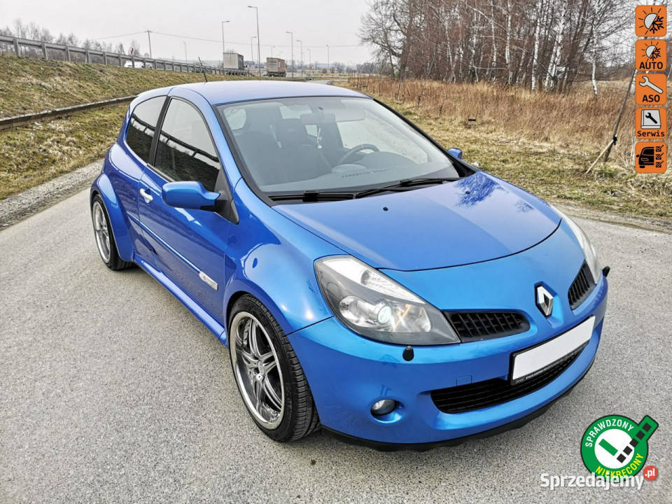 Renault Clio rs evo sport tuning szwajcaria na małopolskie Gdów