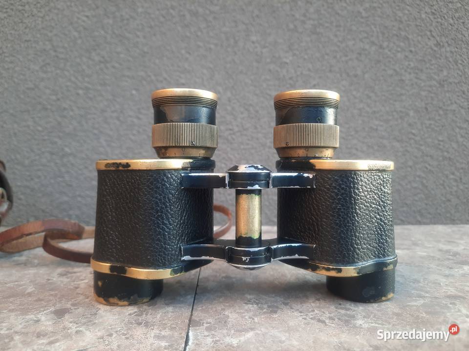 Zabytkowa lornetka wojskowa Kern 6x24 2WŚ 1944r Tczew