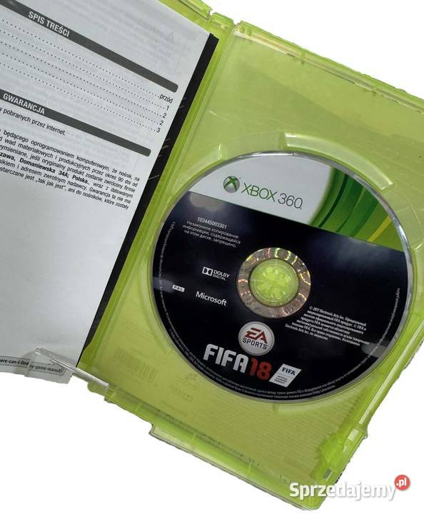 Gra FIFA 18 Xbox 360 Elbląg