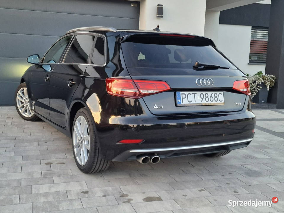 Audi A3 Lift 20 TDI Vitrual cockpit 83691 FULL podgrzewane fotele Czarnków sprzedam