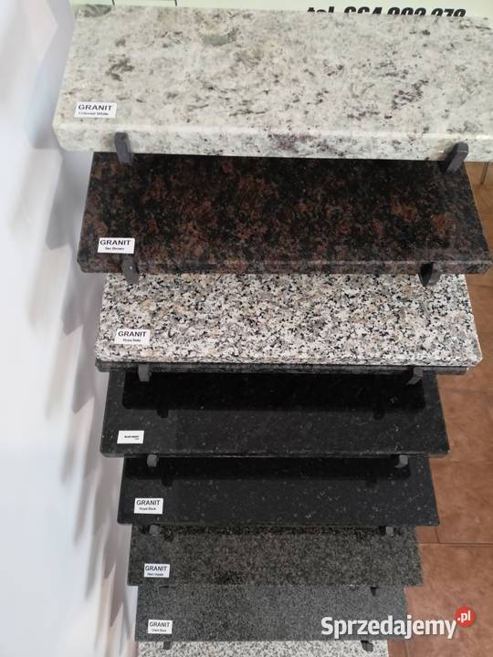 Parapety granitowe marmurowe i schody świętokrzyskie Kielce