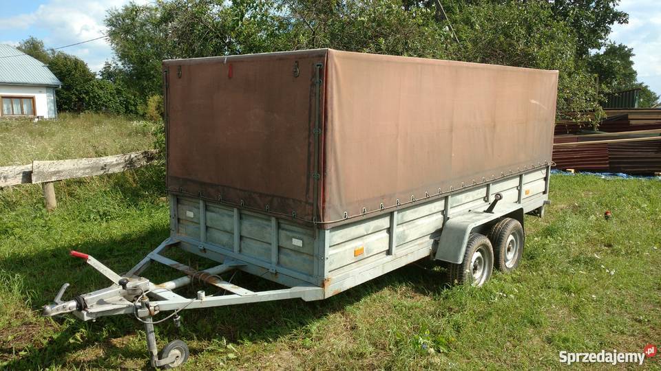 Duża przyczepa towarowa dł 400 szer 170 wys150 z mazowieckie Warszawa