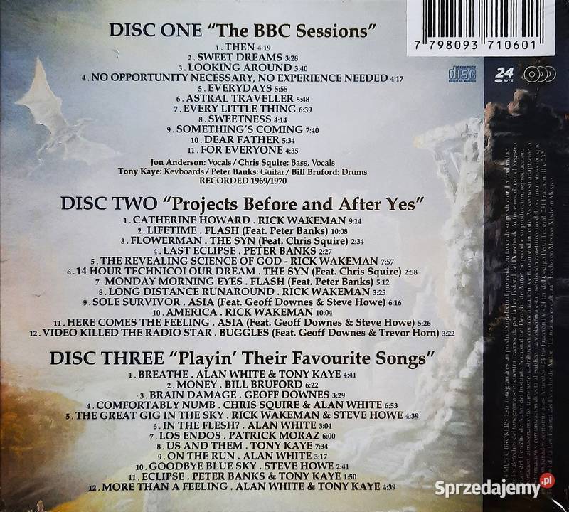 Sprzedam Potrójny Nowy Zestaw 3XCD Emerson Lake śląskie Gliwice