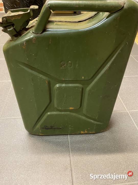 Kanister 20L metalowy lata 80te Akcesoria mazowieckie Warszawa