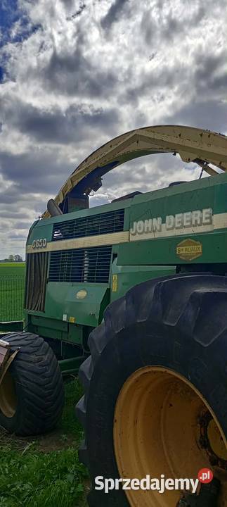 Sieczkarnia do kukurydzy John Deere 6650 2005 R uszkodzony Samojezdne