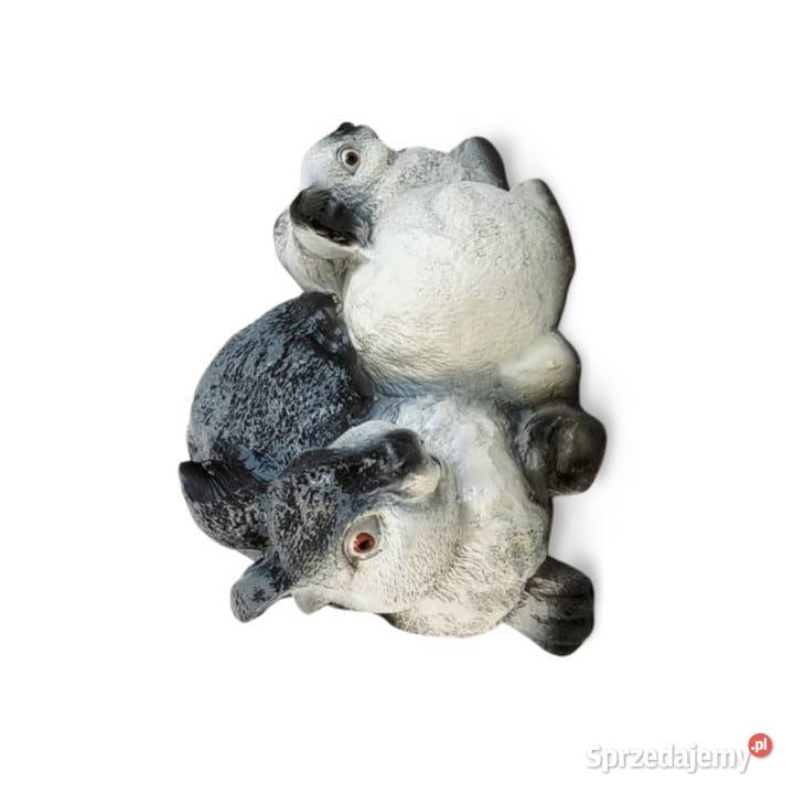 Figura dekoracja Dwa Leżące Zajączki Wałdowo