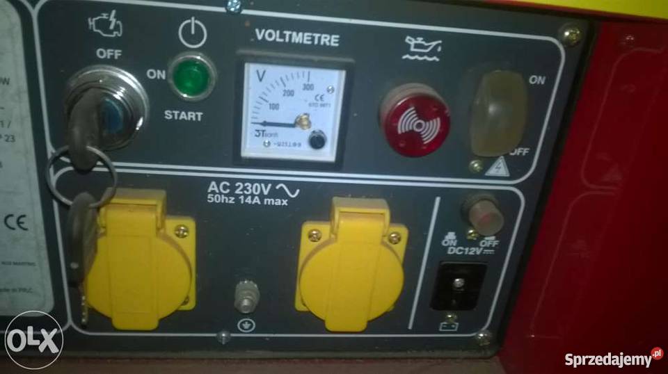 Agregat prądotwórczy 38 KW Mecafer 4500e śląskie