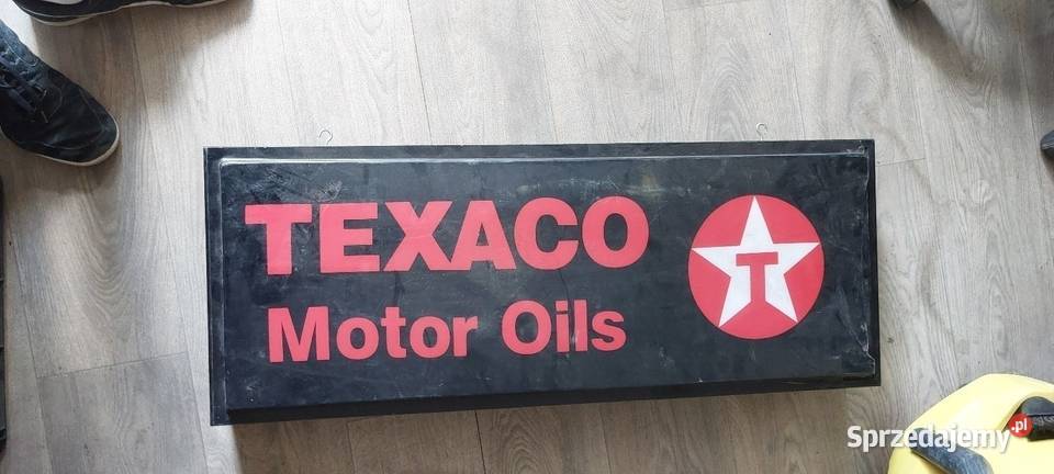 Baner reklamowy texaco Biznes i Przemysł