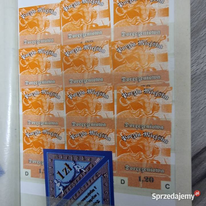 Komplet Zestaw Album 8 x 12 Poczta Miejska Sosnowiec