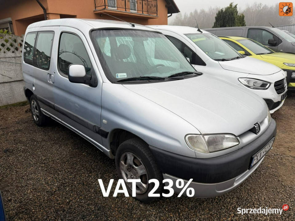 Peugeot Partner klima zarejestrowany I 19962007 srebrny Zbąszyń