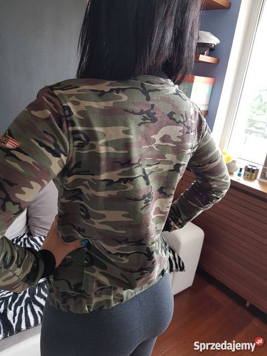 Bluza moro military rozpinana na ściągaczach Poznań