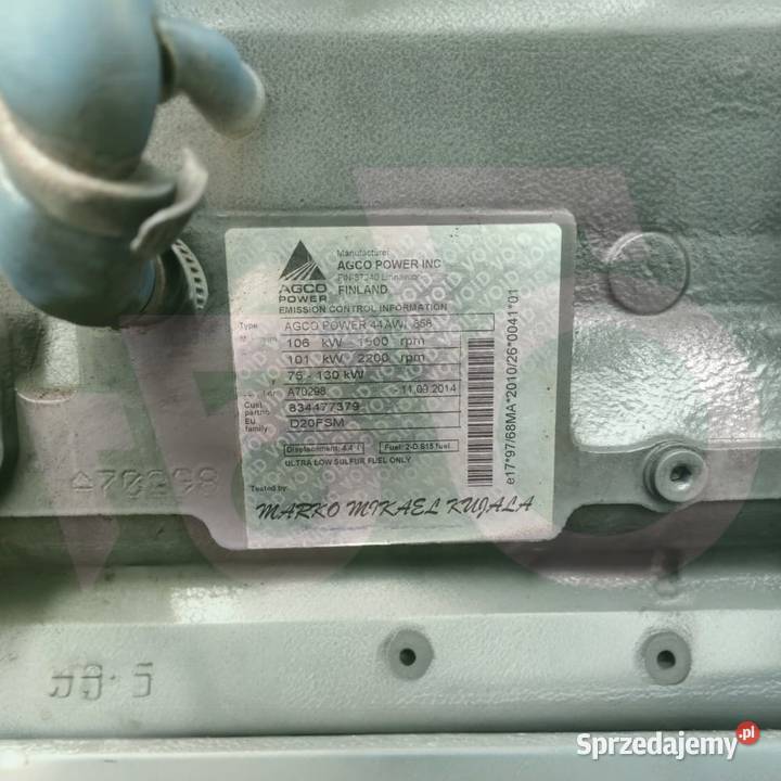Agco Power 44AWI 858 Common Rail Wilkowo