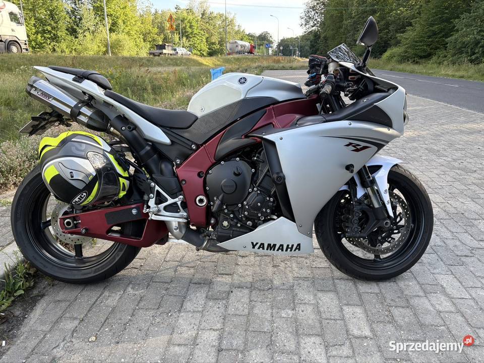Yamaha R1 rn22 biała perła motocykl zadbana łańcuch