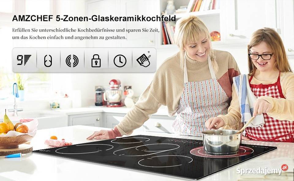 Nowa Płyta Ceramiczna Amzchef YLCF6705 77 5cio Nowe Bielice