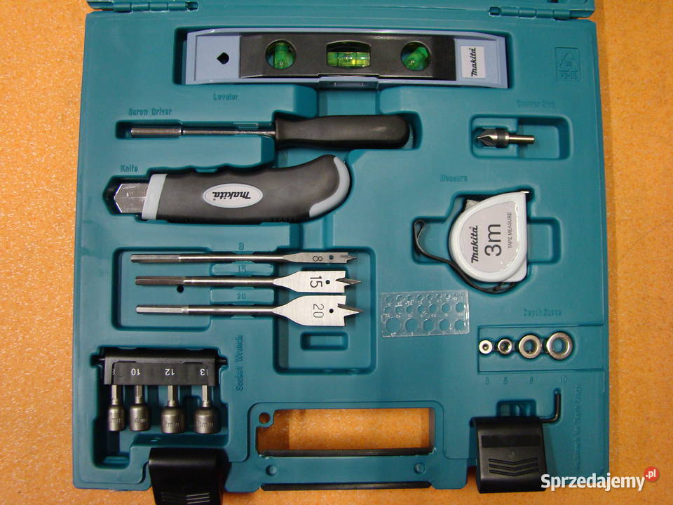 Zestaw wierteł bitów akcesorii MAKITA 104 PC Ref Osprzęt do elektronarzędzi sprzedam