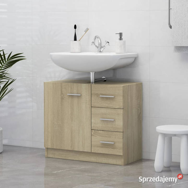 Szafka pod umywalkę kolor dąb sonoma 63x30x54 mazowieckie Warszawa