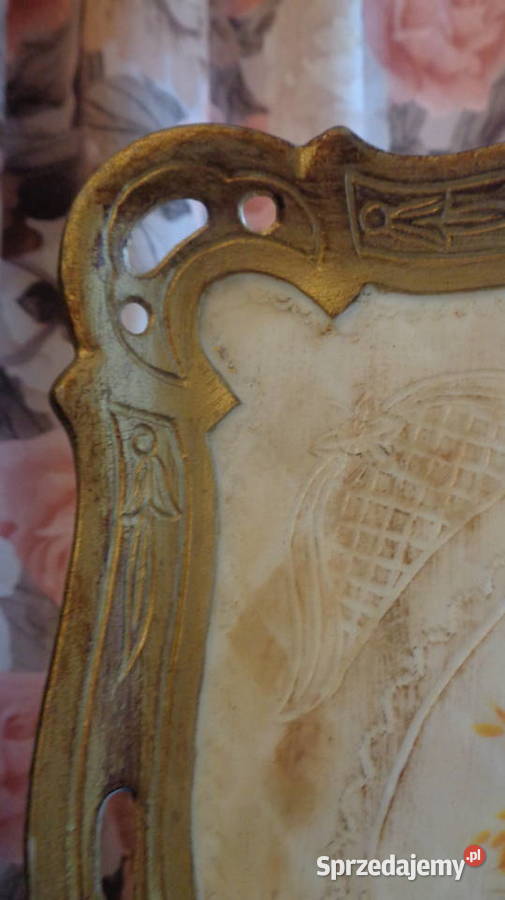 Taca malowana w kwiaty Italy sprzedam