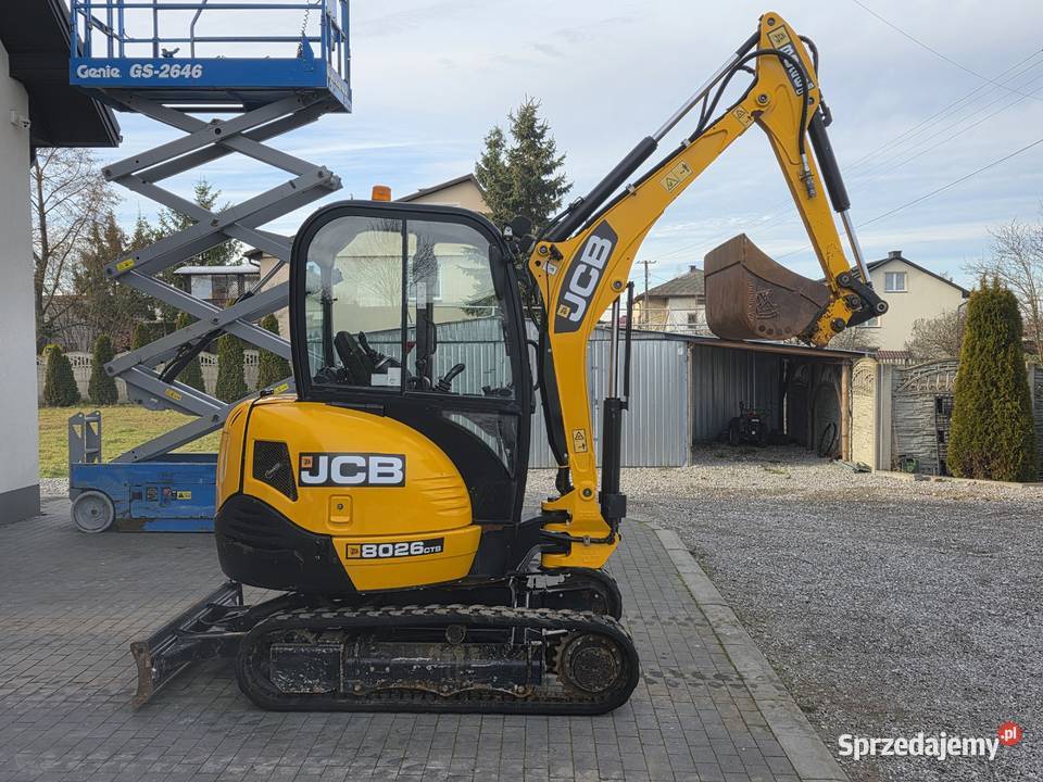 JCB 8026 mini koparka 3 łyżki szybkozłącze 1 wł świętokrzyskie Bieliny