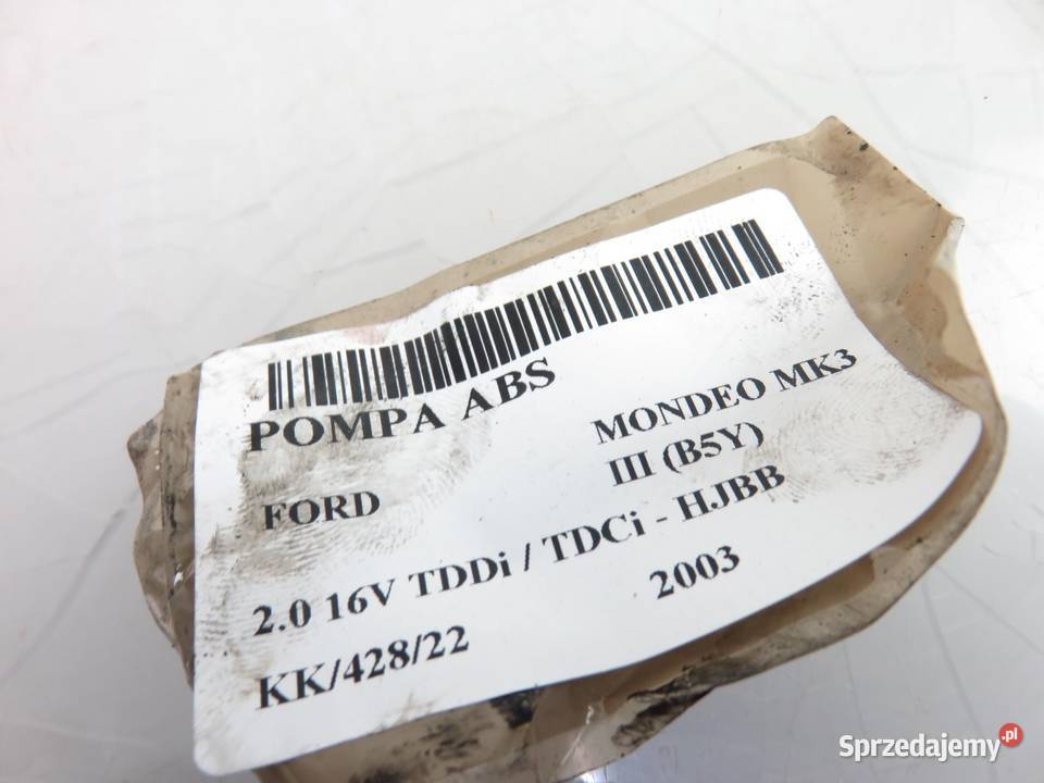 POMPA ABS FORD MONDEO MK3 0265800014 małopolskie