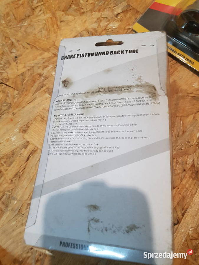 PRASKA DO COFANIA TŁOCZKÓW HAMULCOWYCH TŁOKÓW Głogowa