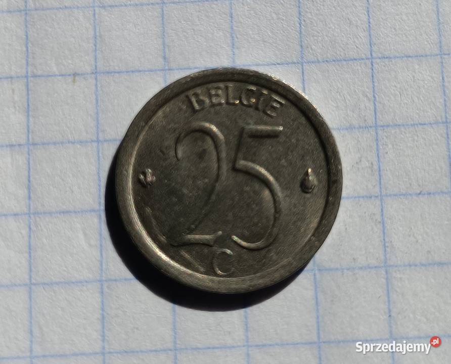 25 CENTIMES 25 CENTYMÓW 1971 BELGIA BELGIE