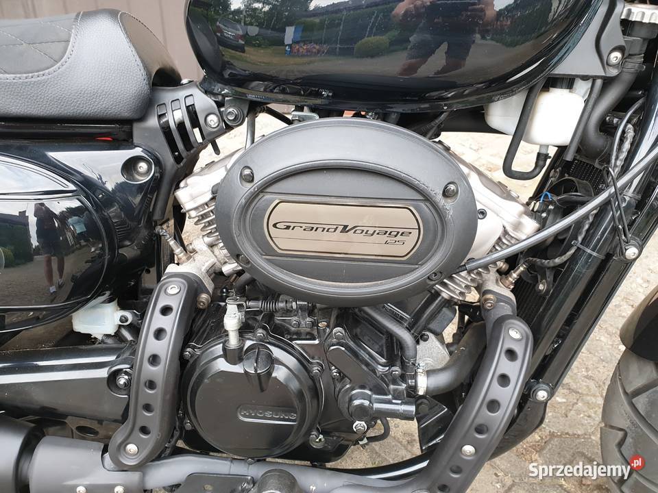 Hyosung GV 125 S Bobber prawo jazdy kat B niski nieuszkodzony Cielimowo sprzedam