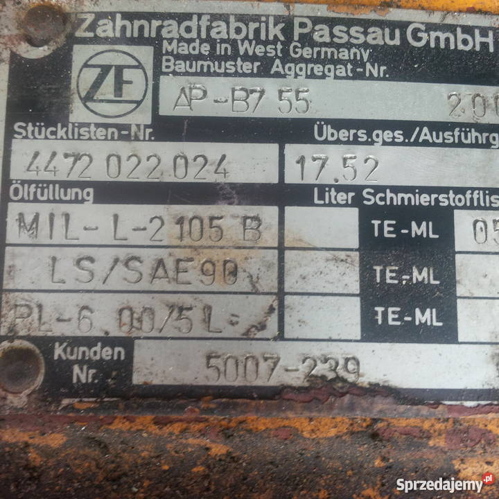 Most ZF AP B 775 Liebherr 316 Cat 315 Zwolnica świętokrzyskie Kielce
