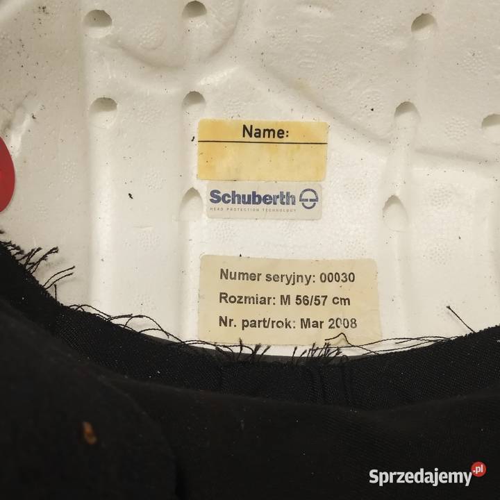 Kask ochronny Schuberth policyjny M 5657 Militaria Prusice sprzedam