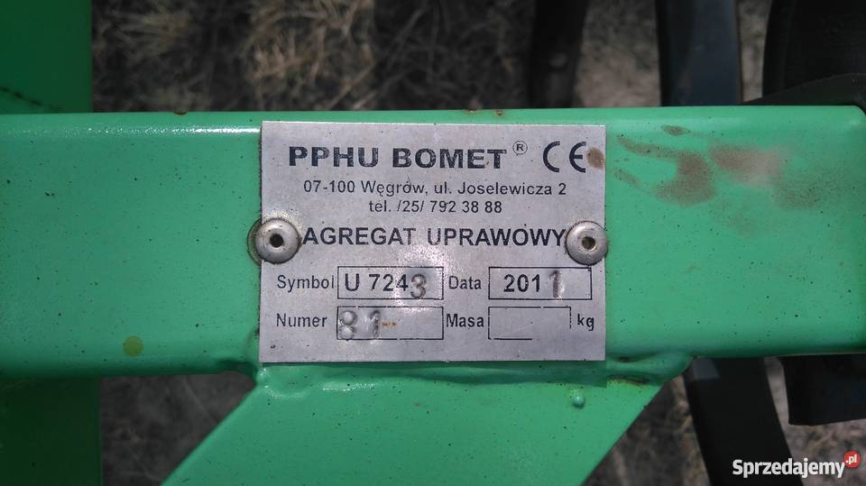 Agregat uprawowy BOMET 21m Krojczyn