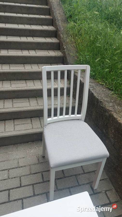 Białe krzesło Ikea Poznań