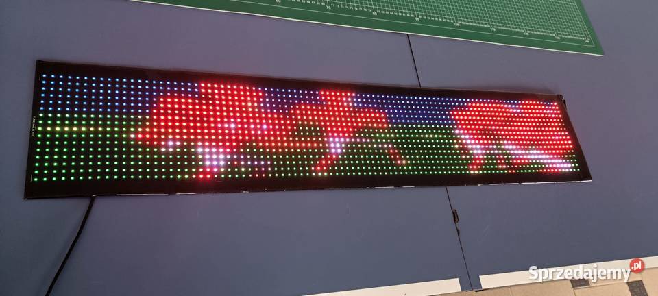 LED taśma napisy oczy kolorowe Gadgety motoryzacyjne Zawiercie
