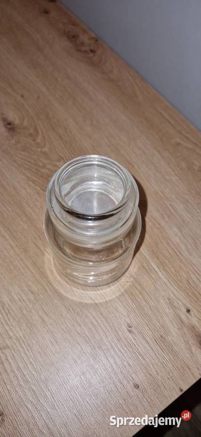 szklany słoik słoiczek z nakrętką pojemnik szkło małopolskie Kraków sprzedam
