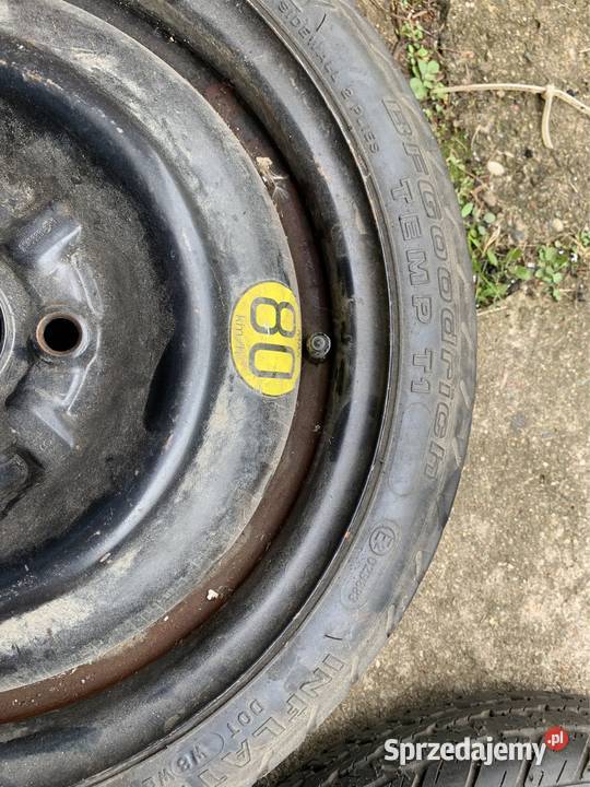 Koło dojazdowe 2140666 Toyota Yaris T11570D14 ET Rozmiar 14" mazowieckie