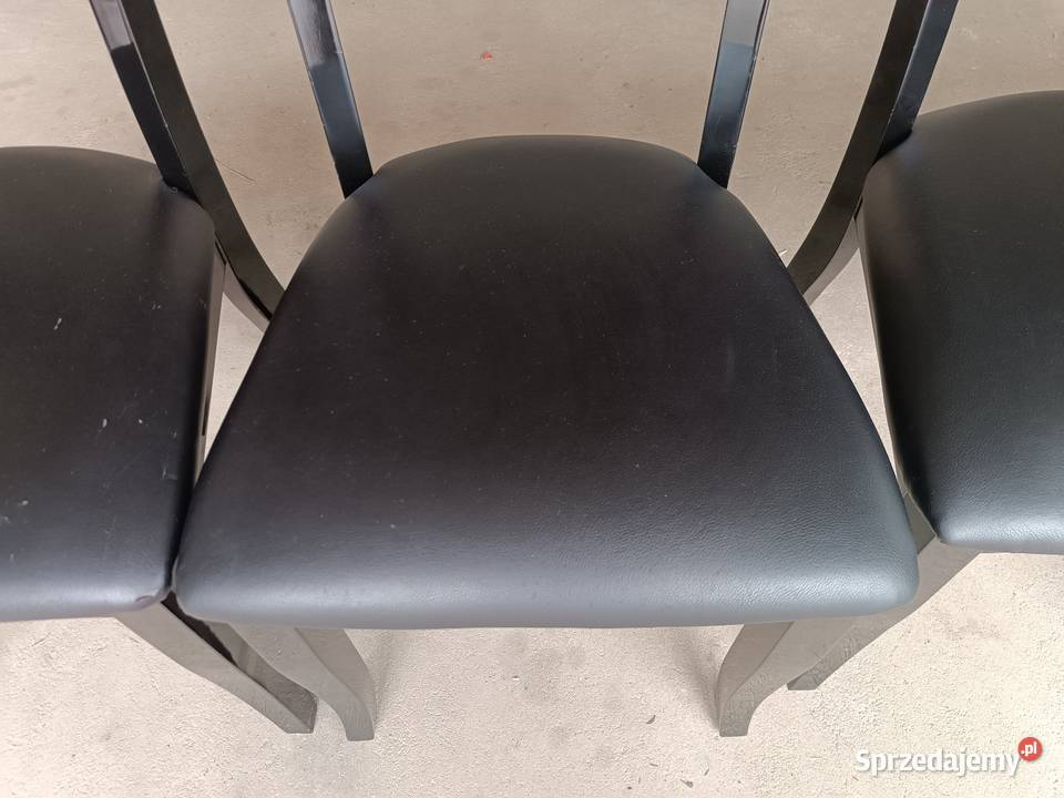 Krzesła do jadalni salonu 6 sztuk drewniane Lublin sprzedam