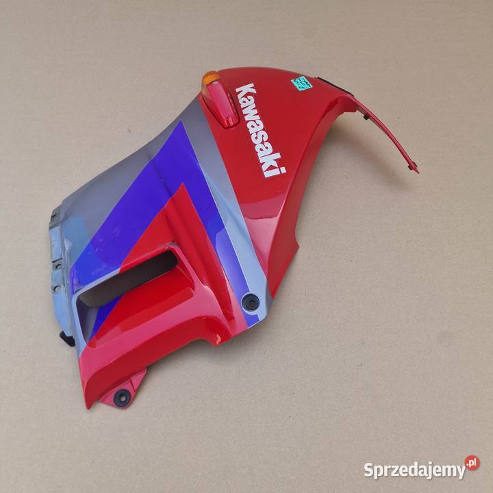 KAWASAKI GPX600R CZASZA BOK BOCZEK OWIEWKA LEWA Bieleń