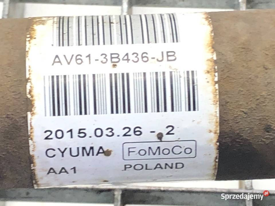 PÓŁOŚ PRAWY PRZÓD FORD FOCUS III AV613B436JB 16 osobowe