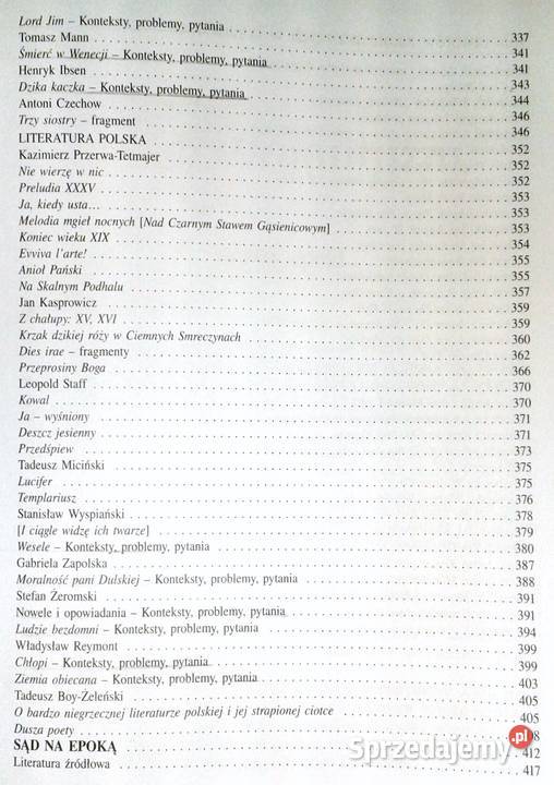 Barwy epok 2 Kultura i literatura W Bobiński A Rok wydania 2003