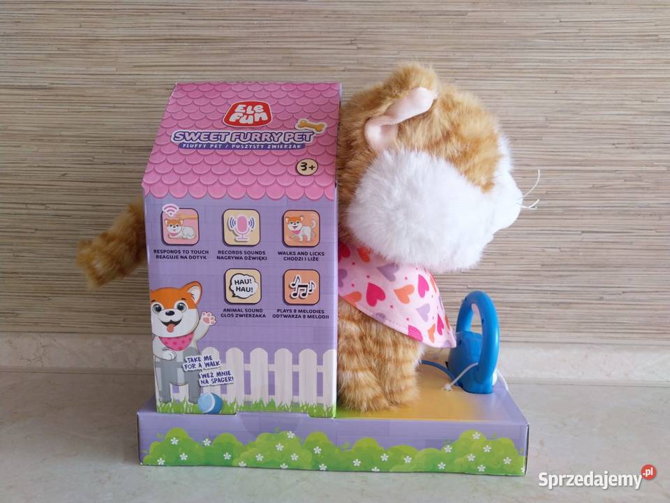 NAJTANIEJ Kotek Na Smyczy Zabawka Interaktywna śląskie Zabrze