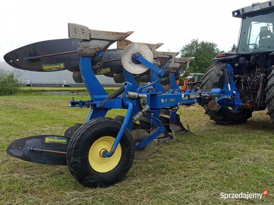 Pług obrotowy 4 skibowy OVERUM CX 490H duże nieuszkodzony Pogórze