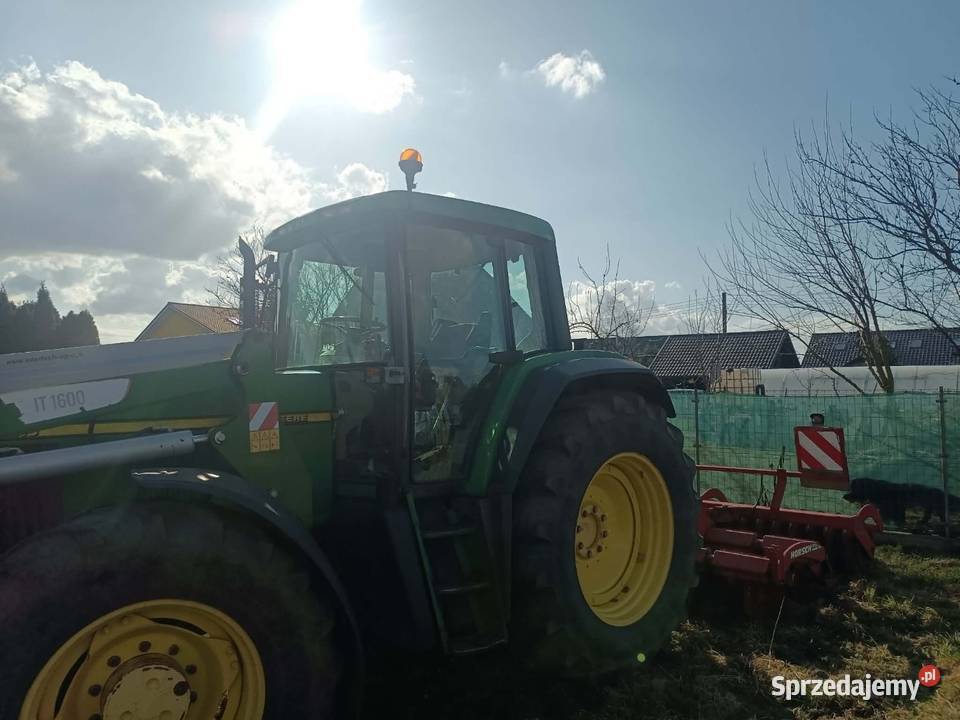 John Deere 6910 Amortyzacja przedniej osi John Deere Ciągniki Głogów