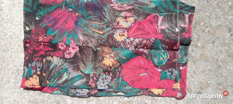 Szal apaszka 2 PRL Koło