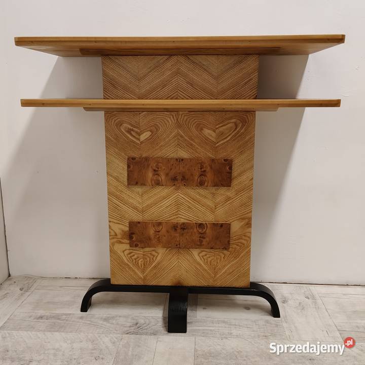 konsola art Deco przyścienna drewniana vintage Konsole łódzkie Radomsko sprzedam