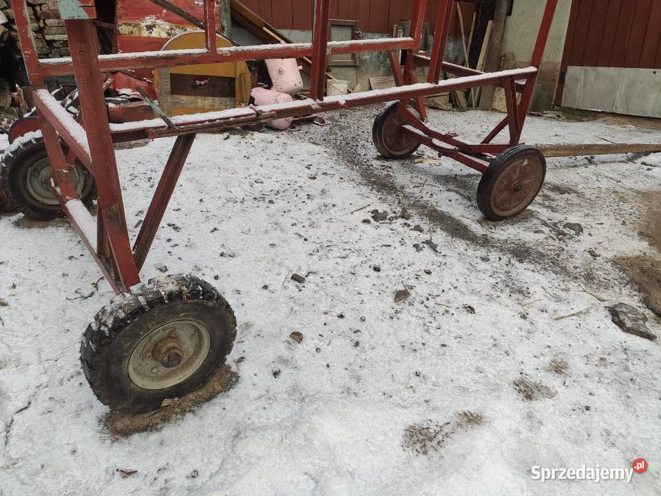 Platforma sadownicza magazynowa wóz wózek