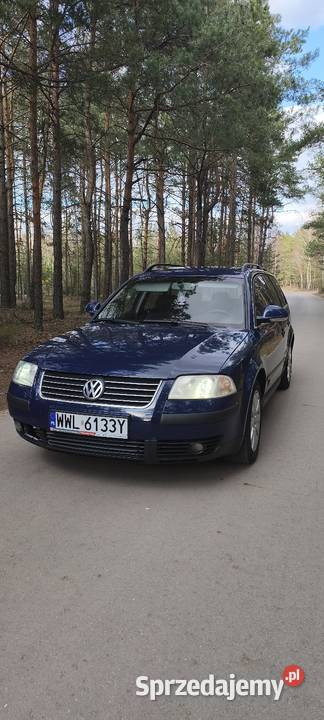 VW Passat B5 FL 19 TDI AWX 2004 świeżo serwisie Kombi Mokra Wieś