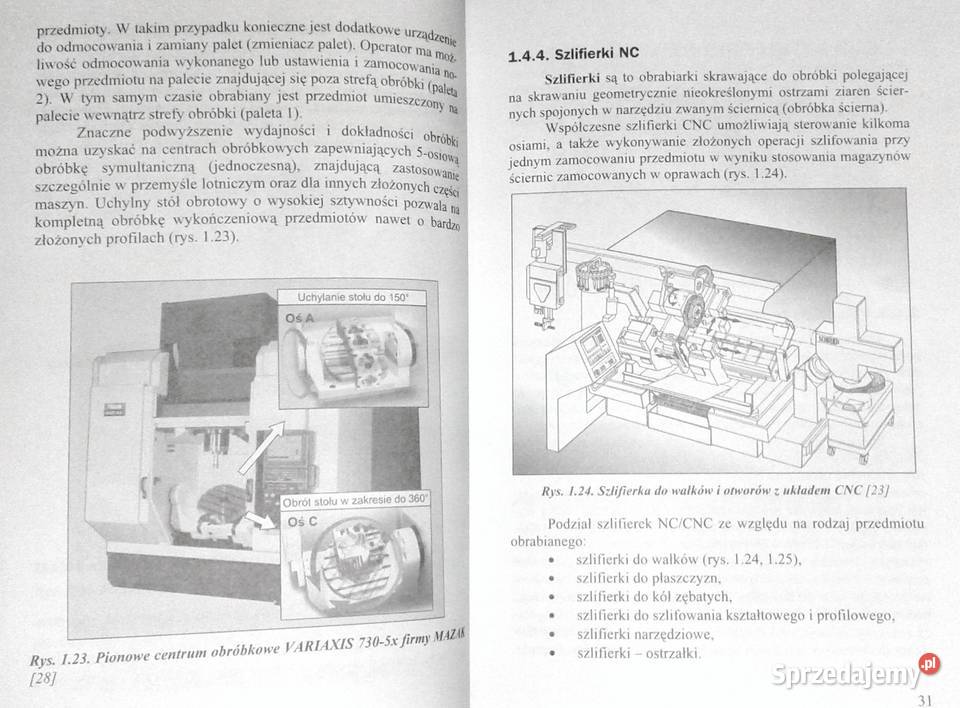 Obsługa i programowanie obrabiarek CNC Rok wydania 2007 Chełm