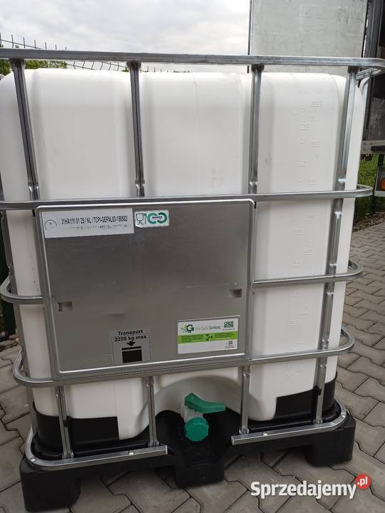 Mauzer 1000l czysty umyty mauser beczka zbiornik Zbiorniki na deszczówkę