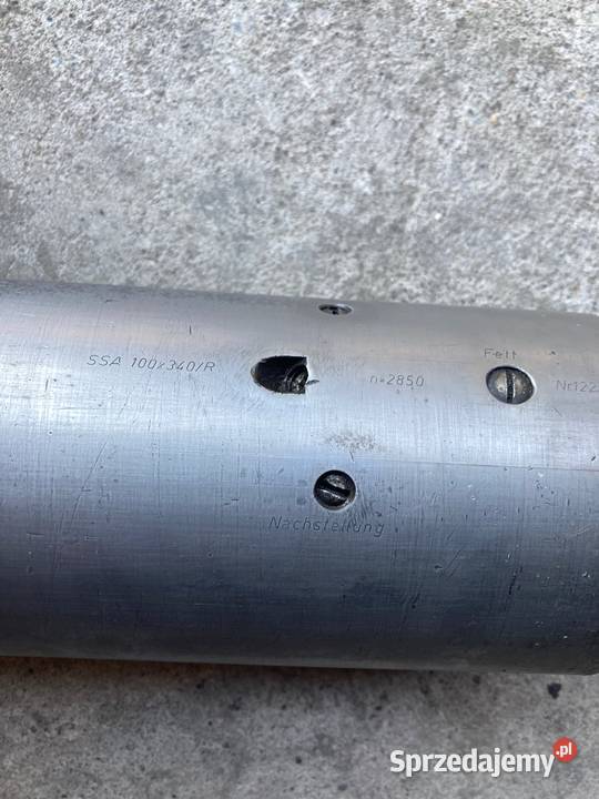 Wrzeciono szlifierskie fortunka 100x340 FV