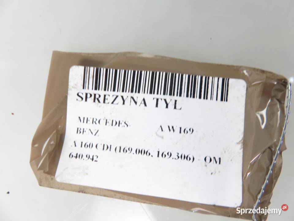 SPRĘŻYNY TYŁ MERCEDES W169 20 CDI 994070 sprzedam